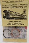 Tomar Industries H-300 Ho Np North Coast Heavyweight Passenger Car Tailsign Kit. Fixed Price $22.94.