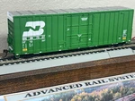 Burlington Northern 50FT Bn Gunderson Hi-cube Paper Box Car Ho Scale Gold Line. Fixed Price $54.95.