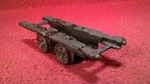 #2 Lionel Post War #52-42 Fire Car Chassis Frame W/ Wheels & Brake Skirts. Fixed Price $12.95.