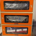 Lionel Trains 29259 Northern Pacific Bicentennial Boxcar 52199 16441 Lot Of 3. Fixed Price $89.99.