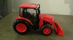 1/43 Scale Kubota M5-111 Farm Tractor W/ Bucket Plastic & Diecast. Fixed Price $14.00.