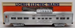 Lionel 6-19124 Gauge California Zephyr Aluminum "silver Colt" Vista Dome Ex. Fixed Price $28.99.