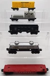Lionel Vintage Gauge Freight Cars #6800,6465,6419,25000,6656. Fixed Price $48.99.