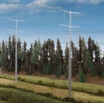Walthers Cornerstone Ho Scale Building Kit Modern Power Transmission Towers. Fixed Price $23.99.