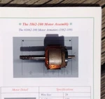 Lionel Parts The #1862-100 Motor Armature (1862-109). Fixed Price $24.00.