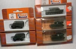 Lot 5 Roco Minitanks 3 & 2 Trucks. Fixed Price $34.99.