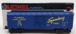 Lionel 6-19209 Gauge Florida East Coast Boxcar Ln/box. Fixed Price $18.19.