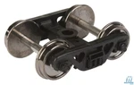 Walthers 920-2002 Rigid Trucks W/36" Metal Whls & Axles 100-TON Barber S2 (2) Ho. Fixed Price $12.99.