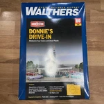 Walthers Cornerstone Donnie's Drive-in H0 Kit 933-3474. Fixed Price $28.00.