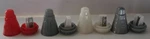 Lionel 6407 Set Of Mercury Capsule With Pencil Sharpners White Red Gray Silver. Fixed Price $62.95.