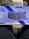 Ho Scale Train Globe News Building Kit Model Power Open Box 477!!!!. Fixed Price $20.00.