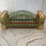 Lionel 6-32904 Gauge Green & Cream Tinplate Hellgate Bridge #305. Fixed Price $1000.00.