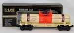 K-line K632-9011 A. Rafanelli Classic Tank Car 1999 Tca Natl Conv Norcal Gauge. Fixed Price $39.95.