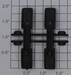 Lionel 2110-29 Plastic Trestle Tie Channel For O27 Track (12). Fixed Price $12.60.