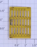 Lionel 6656-5 Yellow Metal Door (10). Fixed Price $30.00.