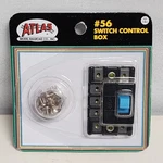 Atlas Model 56 Railroad Track Switch Control Box Single Pole Double Throw. Fixed Price $6.45.