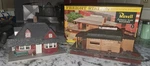 Vtg Revell Ho Freight Station T-9020 Box & Railway Express Agency Building. Fixed Price $18.00.