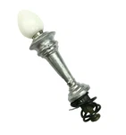 128-7S Lionel Lamp, Complete, Station Terrace, Nickel/silver. Fixed Price $18.00.