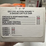 Qsi Live Action Sound Cattle Stock Train Car Union Pacific New Box. Fixed Price $149.99.