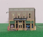 Woodland Scenics Scale Built & Ready Lubener's General Store BR4925. Fixed Price $63.00.