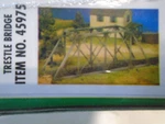 Bachmann Plasticville #45975 Scale Trestle Bridge New In Sealed Box. Fixed Price $24.99.