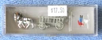 Preiser N-scale Horse Drawn Rack Wagon #79476. Fixed Price $34.95.