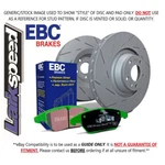 Ebc Front Brake Kit Ultimax Disc & Greenstuff Pad For Opel Vectra 1.8 (2002 04). Fixed Price $398.07.