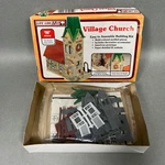 Life-like Scale U/a "village Church" Plastic Model Kit #7410 New Box Damage. Fixed Price $18.00.