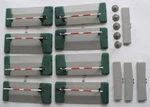 Lot Of 4 Pair Kleinbahn 66H Manual Ho Train Crossings & 661 Accessories. Fixed Price $49.45.