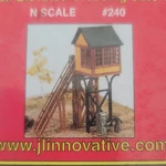 Jl Innovative Design Avon St. Crossing Gate Tower 1:160 Basswood Kit #240. Fixed Price $20.85.
