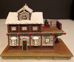 Hawthorne Village "gift Docking Station" Train Railroad Acc. Lighted.. Fixed Price $25.99.