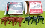 Lionel 6-2280 And 6-12717 . Sets Of Three Bumpers Nos Nib. Fixed Price $24.50.