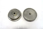 Lionel Standard Gauge NO.33 Disc Wheels (1913 23 Smooth Back) Nickel Pair. Fixed Price $6.75.