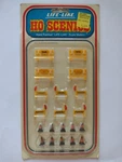 Vintage Life-like Ho Scenics Hand Painted Scale Models Road Barriers #01116 Nos. Fixed Price $14.24.