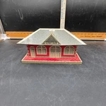 Vintage Marx Girard Train Station #2960 Tin Building Untested. Fixed Price $16.99.
