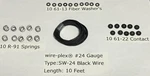 Lionel 61-22 (151-38) Contacts 10 Feet Wire (SW24) 61-13 Washers & R-91 Springs. Fixed Price $10.99.