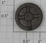 Lionel 6460-12 Closed Spoked Handwheel Only (10). Fixed Price $40.00.