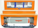 Lionel 6-21875 Gauge Csx Husky Stack Cars W/containers Ln/box. Fixed Price $149.99.