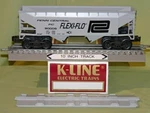 K-line 90008 Penn Central Pc Bay Covered Hopper For O/027 Wks W/ Lionel 1995. Fixed Price $22.00.