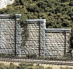 Woodland Cut Stone Wing Wall (3) - Ho Scale Model Railroad Miscellaneous. Fixed Price $13.17.
