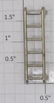 Lionel 814-4 Nickel 6-RUNG Ladder Fits 2814, 216, 516 (12). Fixed Price $29.40.