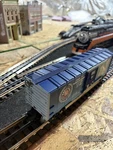 Lionel Century Club HUDSON/F3 Gauge Blue/gray Box Cars Sold Together. Fixed Price $24.95.