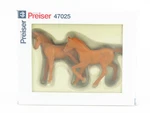1/25 Scale Preiser Elastolin 47025 Light Brown Foals Animal Figures 2-PACK. Fixed Price $29.95.