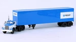 Brekina Dodge CT-900 Tractor & 45' Van Trailer Blue Chrysler #86304 Ho Scale. Fixed Price $48.95.