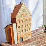 Vintage Faller Scale Old City Building - European Townhouse 6.5" Tall Wide. Fixed Price $45.95.