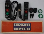 Lionel O22C-2 Switch Controllers, Plugs, Wires & Lanterns In Separate Sale Box. Fixed Price $20.00.