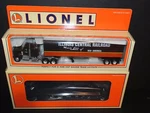 Lionel 52190 Flatcar W/ Illinois Central Railroad Tractor Trailer Uncat Special!. Fixed Price $115.95.