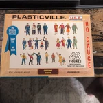Plasticville Ho Gauge Citizens 48 Figures Unpainted, #2809-150 Open Box. Fixed Price $14.99.