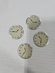 4. Four Noma Station Clocks For New Repro. Fixed Price $9.95.