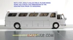 White (blank) Undecorated 1/87 Scale 1966 Gm PD4107 Buffalo Coach Bus Diecast. Fixed Price $44.99.